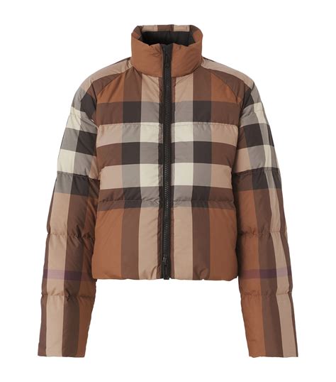 cropped puffer jacket burberry